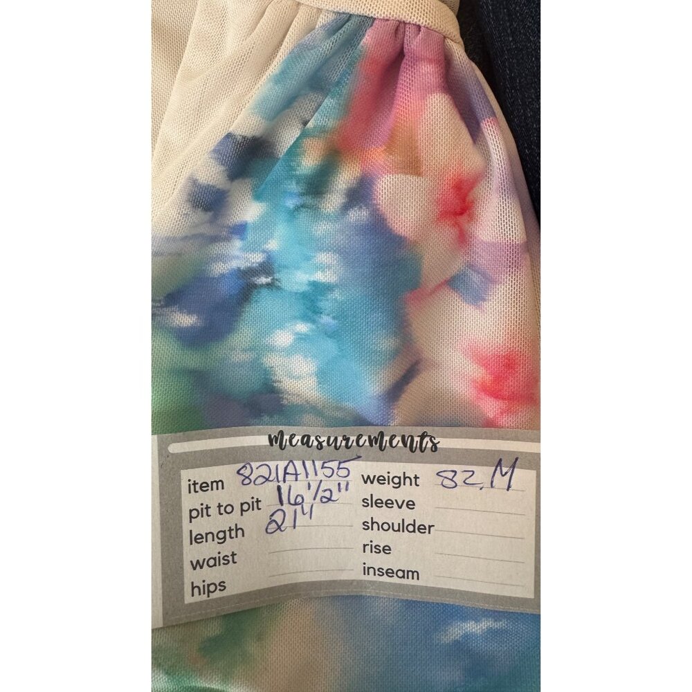 2/$30 AFRM M Halter Tie-Back Top Multicolor Polyester Spandex Blend - Picture 7 of 14